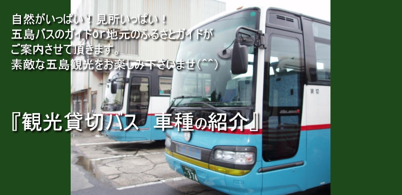 五島バス　車種の紹介