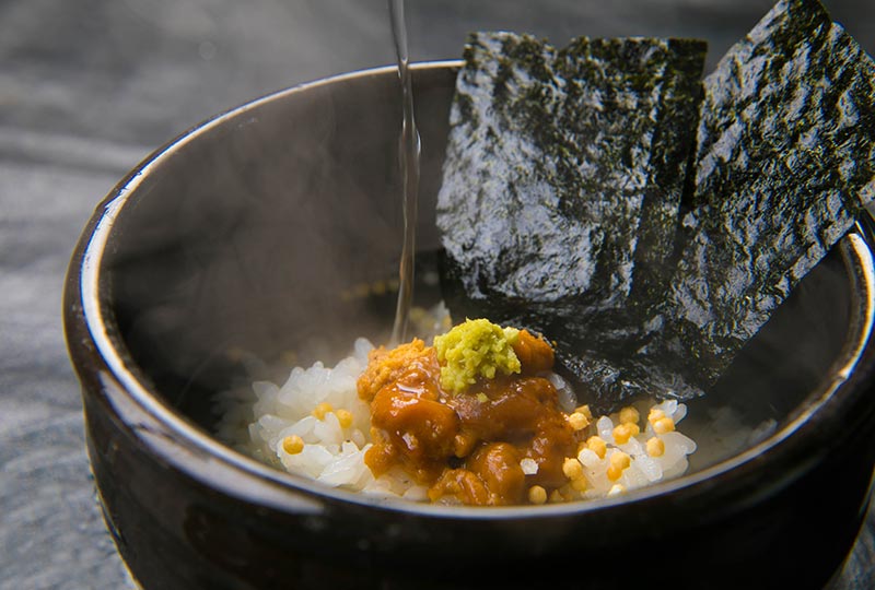 雲丹塩丼
