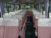 小型バス　車内の写真