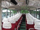 大型バス　車内の写真